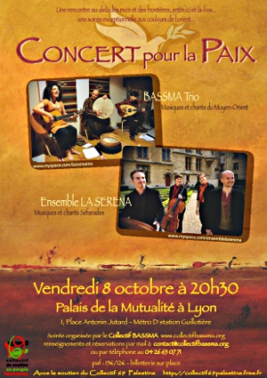 Concert pour la paix 8 octobre 2010